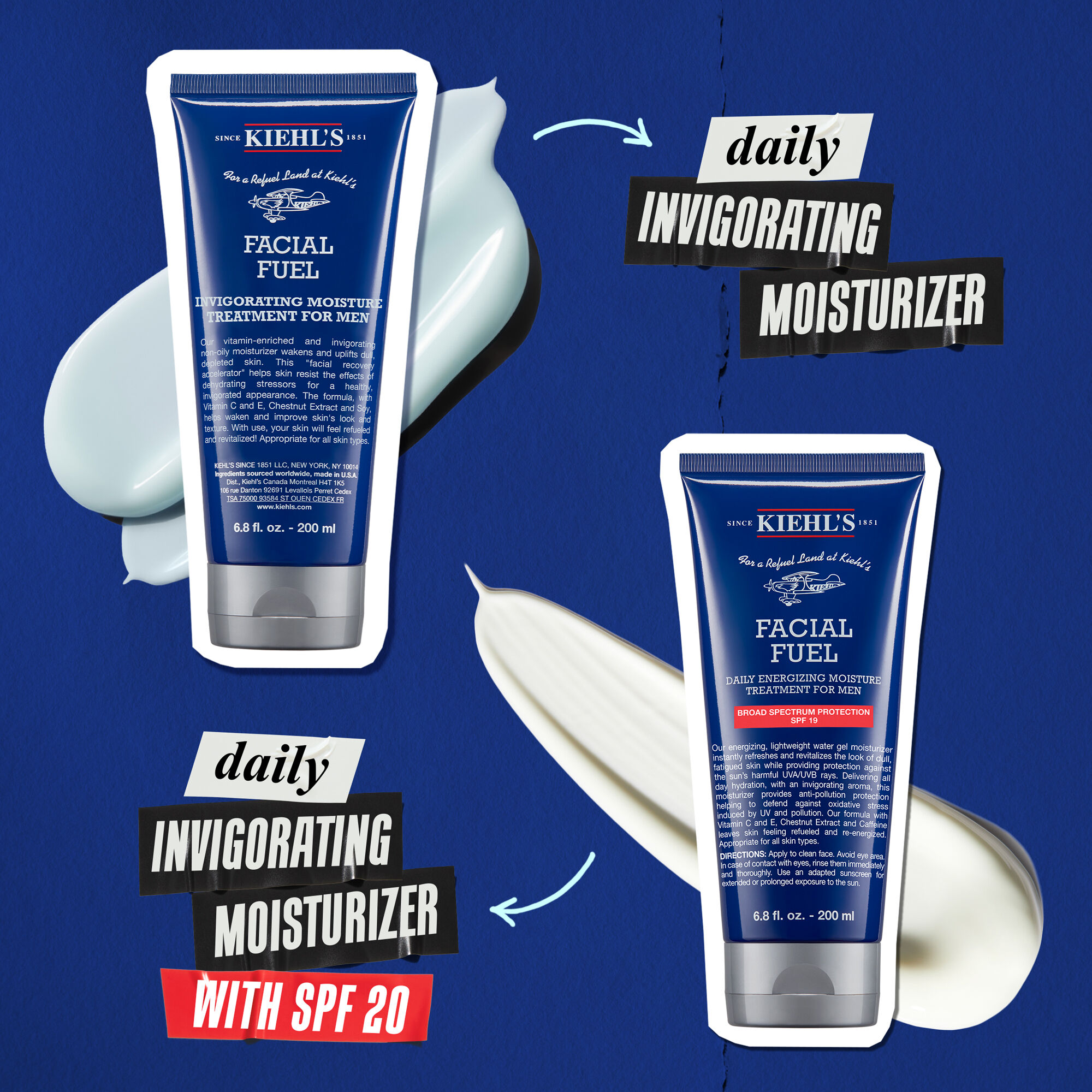 Facial Fuel Daily Invigorating Moisture Treatment for Men – Kiehl's